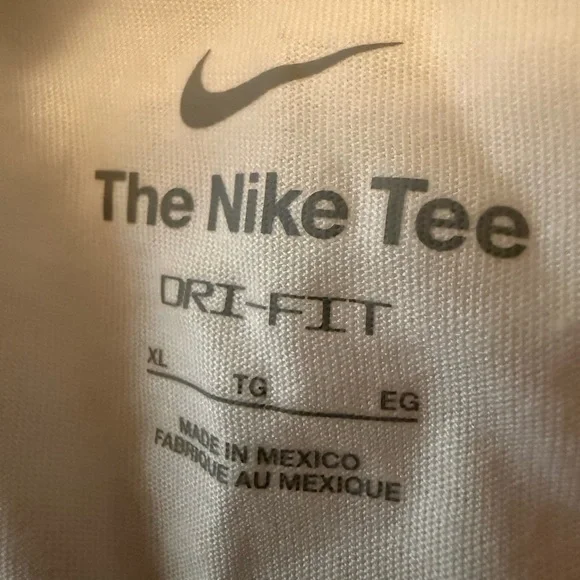 NWT Nike Dri-fit WNBA Men’s White Tee Shirt Orange Player $35 - Picture 4 of 5